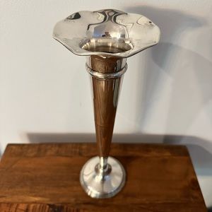 Empire Sterling Silver Weighted Trumpet Vase